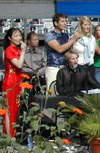 Demi Feng and Thomas S with Morten Harket and the Norwegian Crown Princess Mette-Marit
